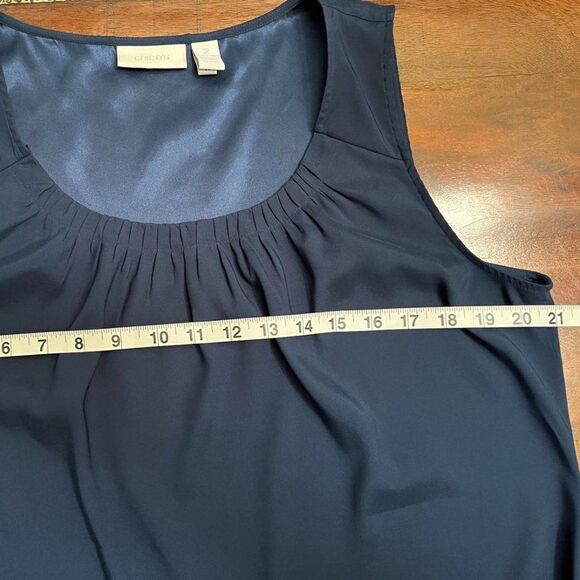 Chico’s navy blue tank top Size XL - Picture 5 of 6